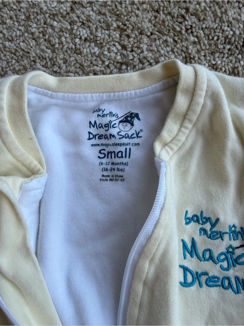 Like new Magic Merlin small sleep sack
